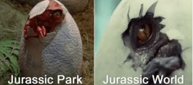Jurassic world eggs hatch